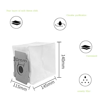 I clean 20 Packs Vacuum bags Compatible with iRobot Roomba